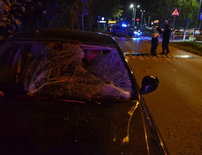 Wypadek w Krakowie na przejściu dla pieszych na ul. Działowskiego 