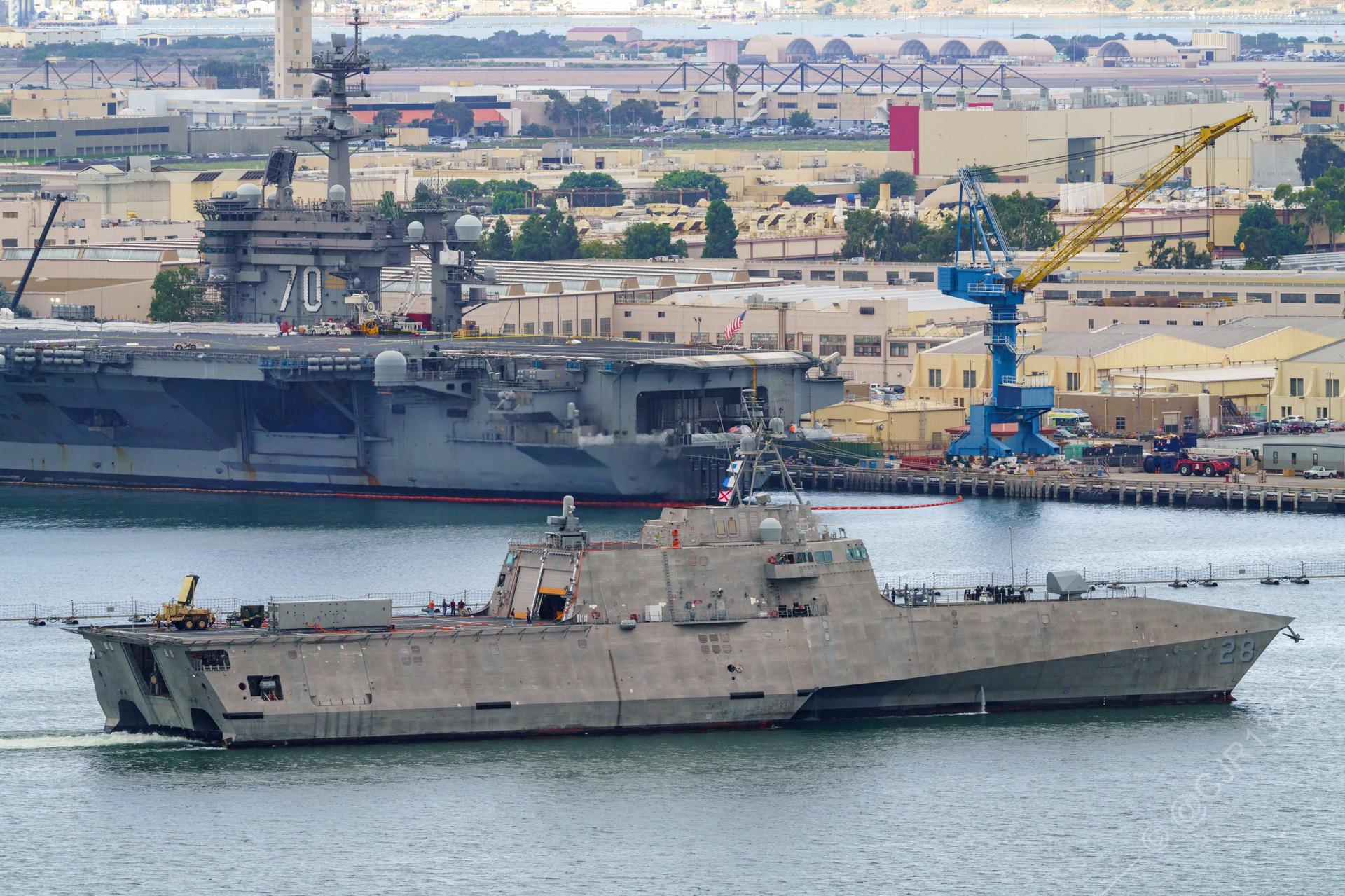 Wyrzutnia US Navy typu Mk70 na pokładzie USS Savannah
