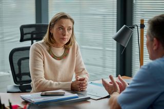 Na Wspólnej odc. 3940. Lew Nalepa (Przemysław Sadowski), Patrycja (Anita Jancia-Prokopowicz)