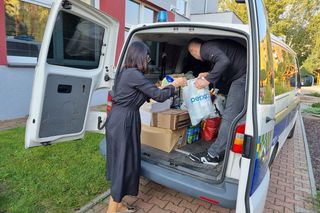 Pomoc dla powodzian w Bełchatowie