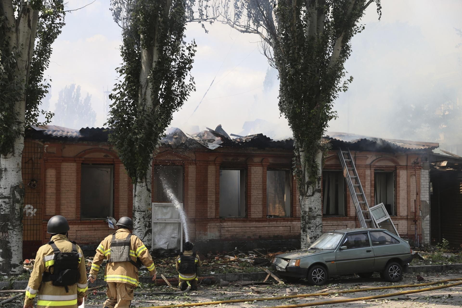 Rekordowy atak dronów na Ukrainę