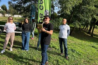 Sadzenie w Sadzie Miejskim w Koninie