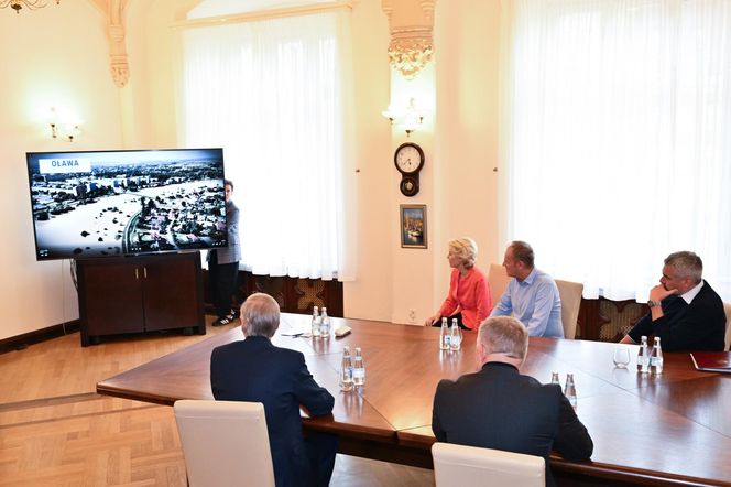 Konferencja prasowa Tuska z Von Der Leyen, Fico