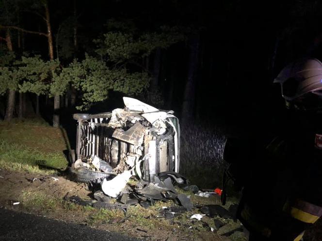 Wypadek na DK 10 w Przyłubiu 