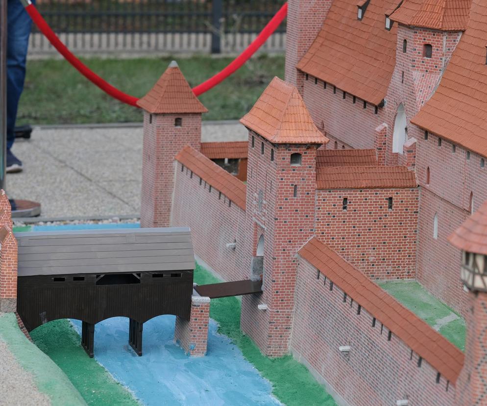 Makieta zamku krzyżackiego w Malborku