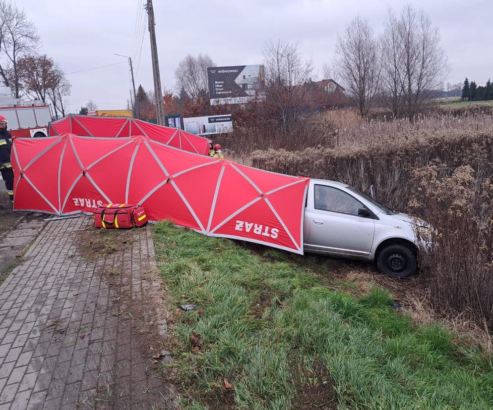 Kierowca zginął na miejscu. Tragiczny wypadek  w Pilźnie	[GALERIA]