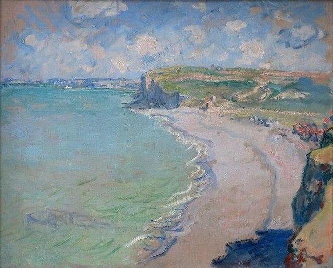 Claude Monet, "Plaża w Pourville" (1882 r.) - Muzeum Narodowe w Poznaniu 