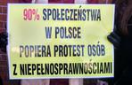 Rodzice niepełnosprawnych od urodzenia protestowali w Toruniu