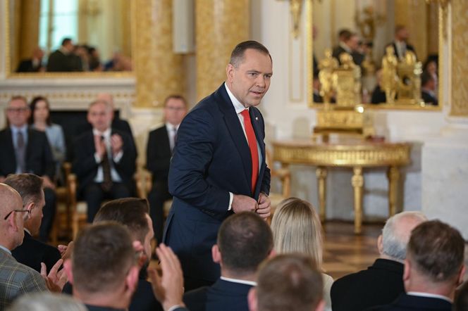 Karol Nawrocki na Zamku Królewskim