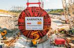 Tak wyglądał montaż maszyny TBM przed wlotem do pzryszłego tunelu na S19