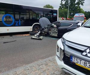 Wypadek na Moniuszki w Starachowicach