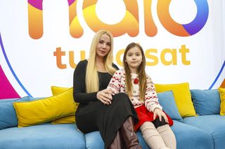 Marianna Schreiber z córeczką w Polsacie