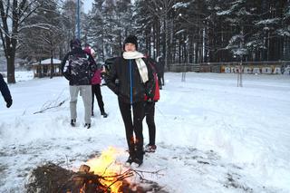 Mikołajkowe morsowanie z Aktywnym Ćmińskiem w zalewie Umer
