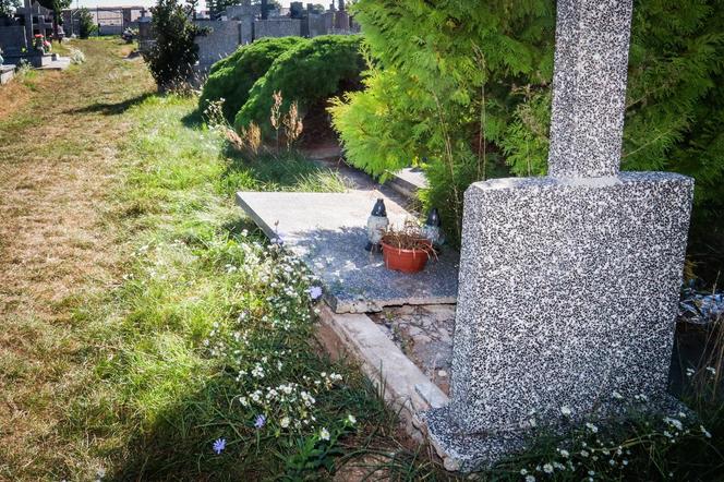 Zniszczył pomniki na cmentarzu