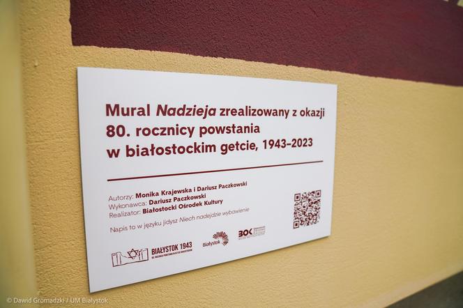 Odsłonięcie muralu "Nadzieja" - zobacz zdjęcia