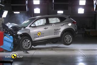 Hyundai Tucson roztrzaskany w testach Euro NCAP