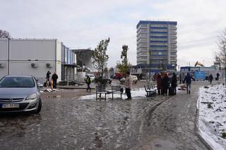 Dworzec Główny w Olsztynie rośnie w oczach. Stoi już metalowa konstrukcja budynku [ZDJĘCIA]