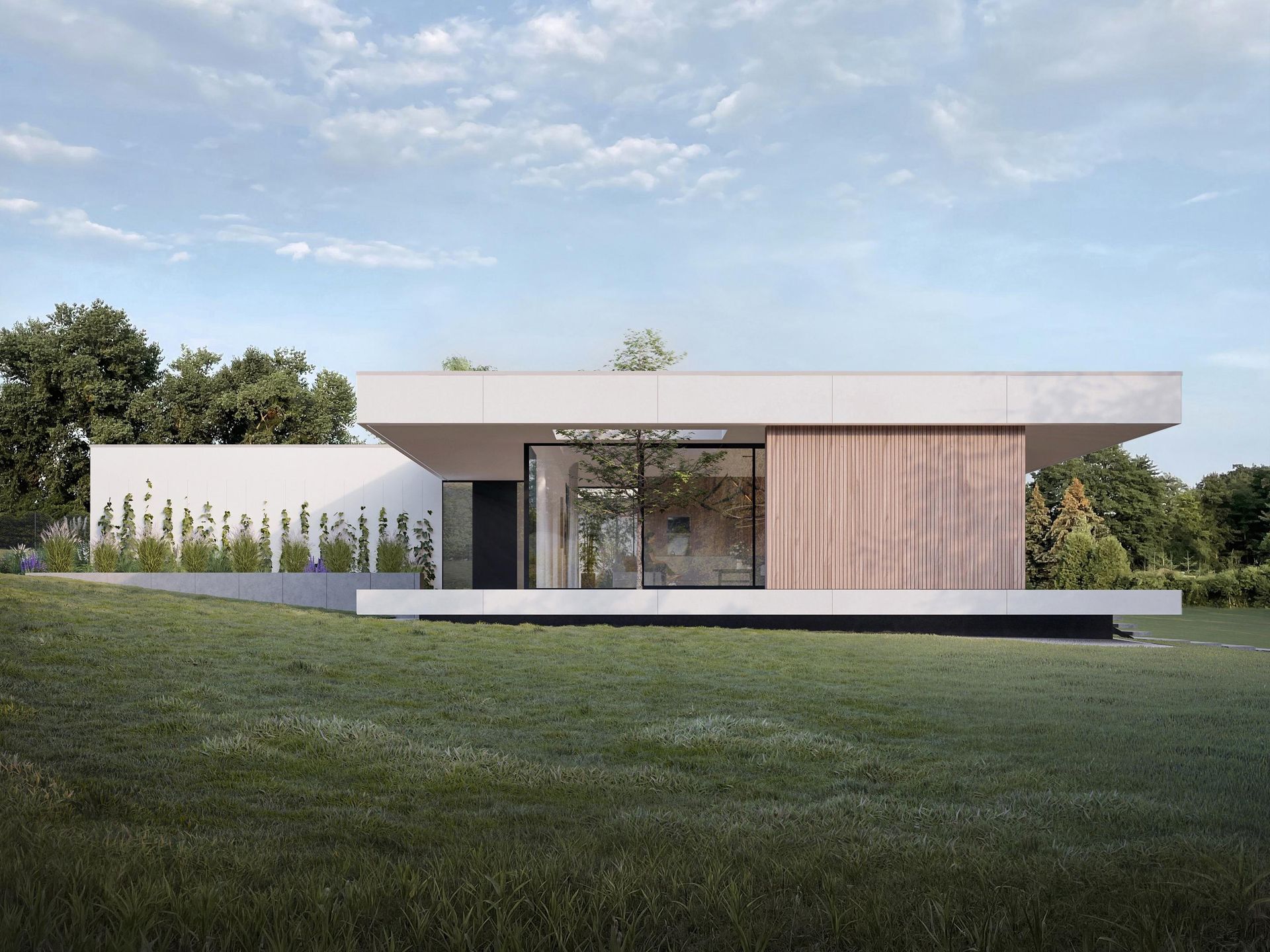 Dom horyzontalny AMJ Studio