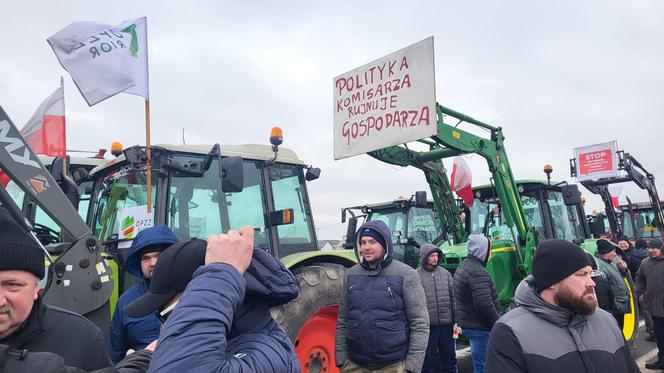 Protest rolników Zdany- Zbuczyn 