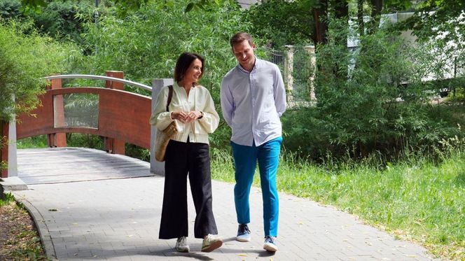 	Barwy szczęścia odc. 3075. Kasia (Katarzyna Glinka), Łukasz (Michał Rolnicki)