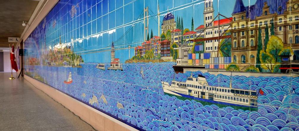 Mozaika na metrze Politechnika