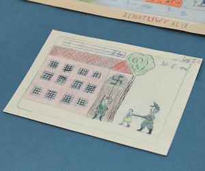 Pokaz dziecięcych rysunków z 1946 roku
