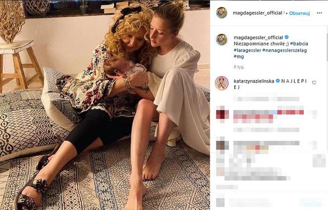 Magda Gessler jest szczęśliwą babcią