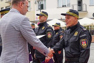 Białystok. Dzień Straży Miejskiej. Awanse funkcjonariuszy [30.08.22]