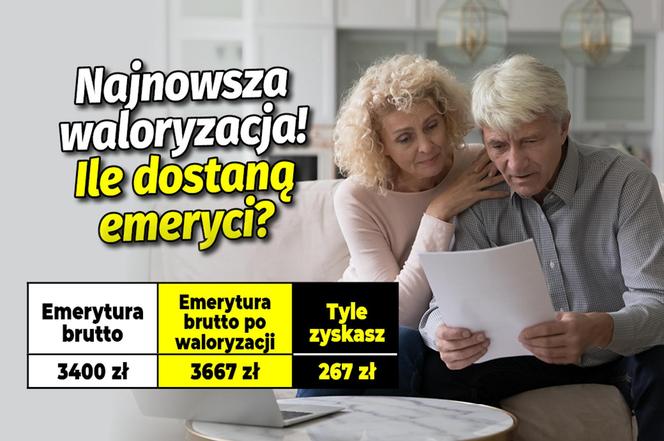 Najnowsza waloryzacja! Ile dostaną emeryci?