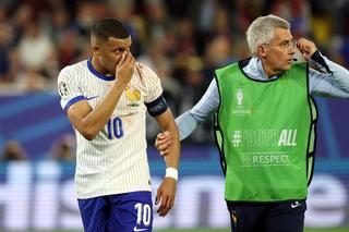 Kontuzja nosa Mbappe podczas Euro 2024