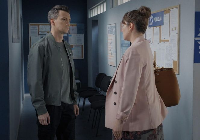 M jak miłość, odcinek 1847: Agata (Lidia Pronobis), Jakub Karski (Krzysztof Kwiatkowski)