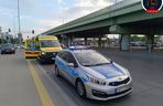 Wypadek w Al. Jerozolimskich. Kierowca z epilepsją wjechał w barierki