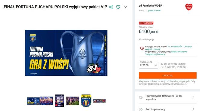 Wyjątkowy pakiet VIP - Fortuna Puchar Polski