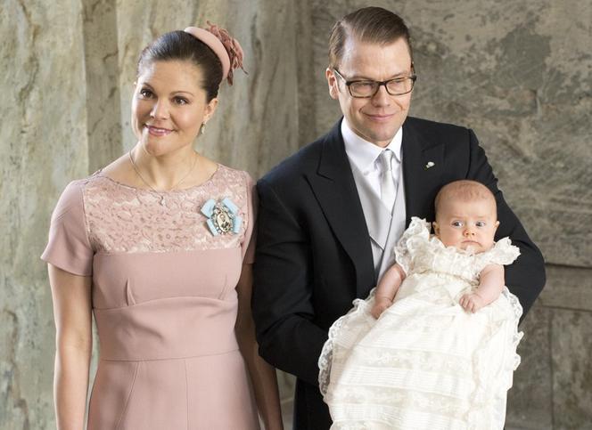 Księżniczka Wiktoria ze Szwecji ochrzciła córkę Estelle