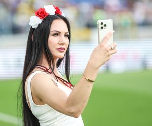 Kibice na meczu gwiazd Polska - Brazylia na Stadionie Śląskim