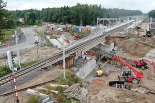 Trwają prace na międzynarodowej linii Rail Baltica. Zobacz postępy robót w Ełku