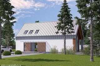 Projekt A102 Dom z klimatem (z wentylacją mechaniczną i rekuperacją)