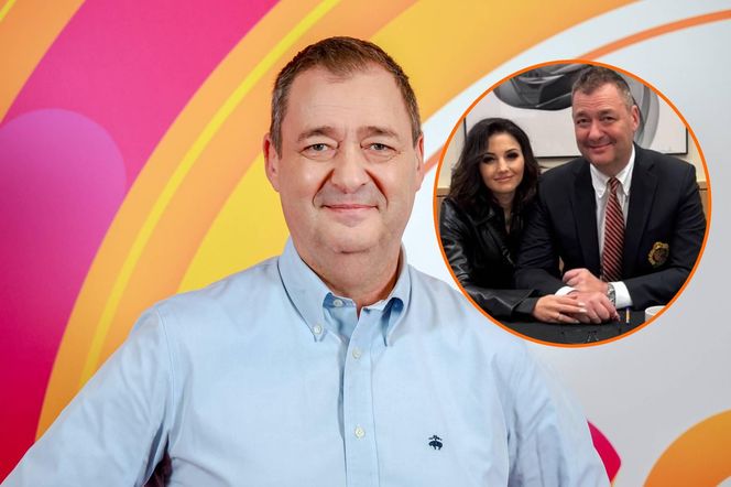 Jacek Rozenk wziął ślub po raz trzeci. Jego wybranka jest jedynie 3 lata starsza od jego syna 