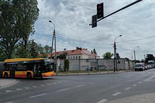 Skrzyżowanie na granicy Bielan i Izabelina