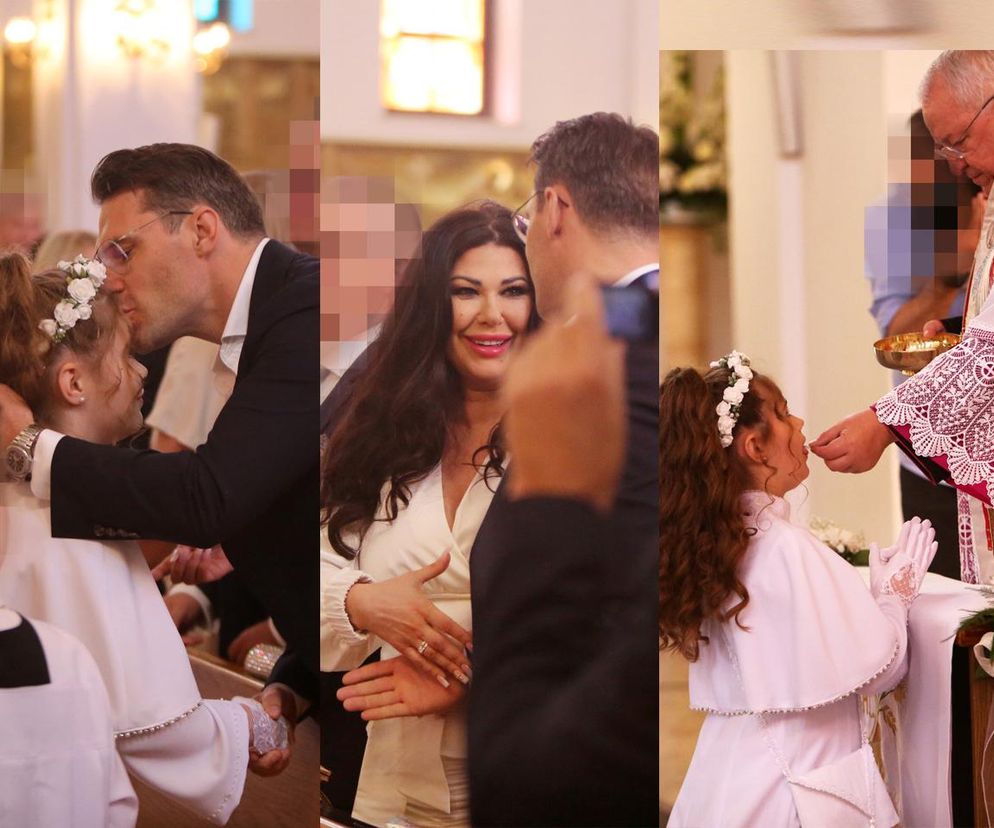 Iwona Węgrowska wyprawiła córce komunię