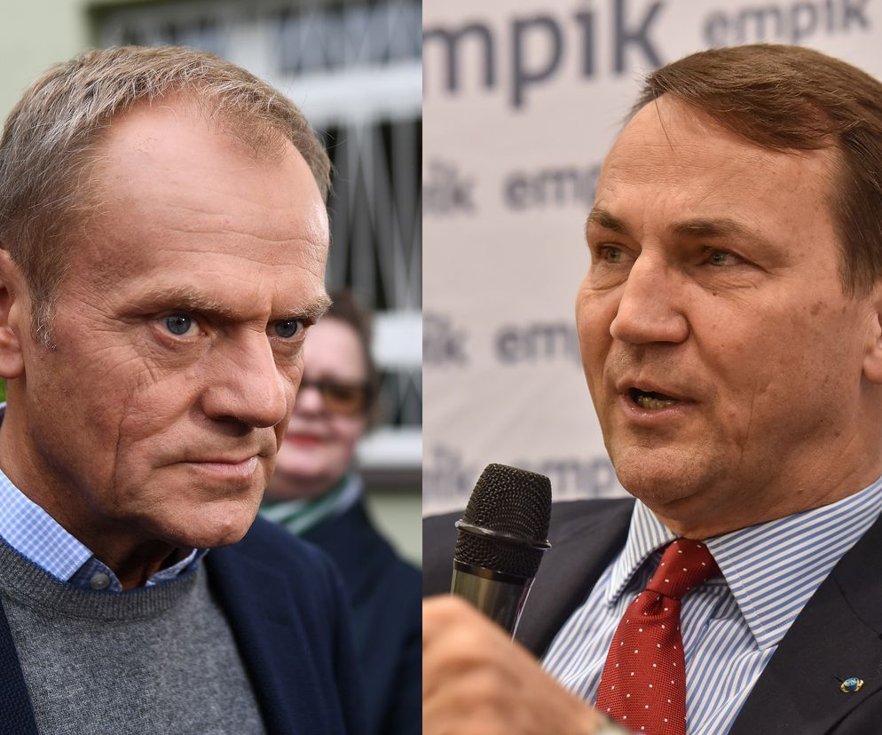 Donald Tusk, Radosław Sikorski