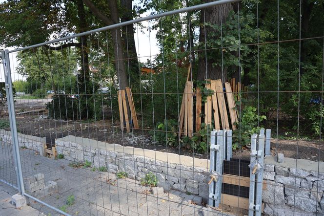 Rewitalizacja parku Bronowickiego w lublinie - postęp prac na koniec lipca 2025