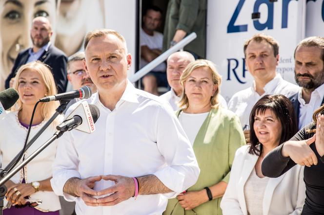 Andrzej Duda z niezapowiedzianą wizytą w Bochni