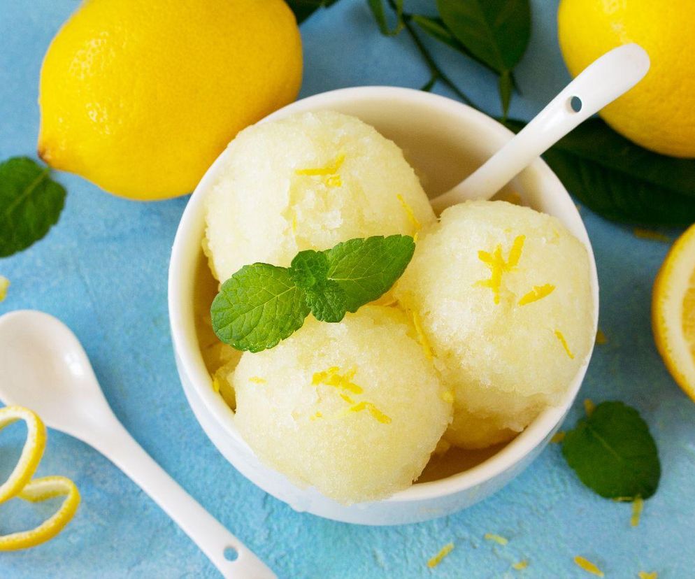 sorbet cytrynowy