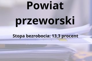 Tu na Podkarpaciu jest najwyższe bezrobocie