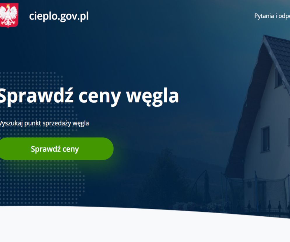 Rządowa porównywarka cen węgla