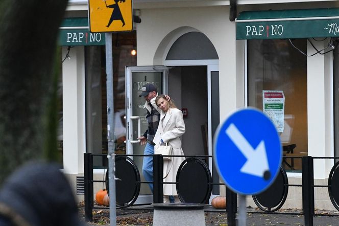 Agnieszka Kaczorowska i Marcin Rogacewicz z sądu do knajpy