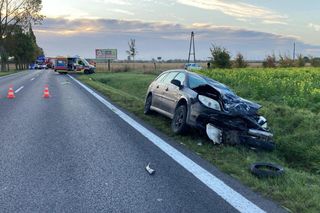 Paskudny wypadek pod Inowrocławiem. Mężczyzna nie żyje