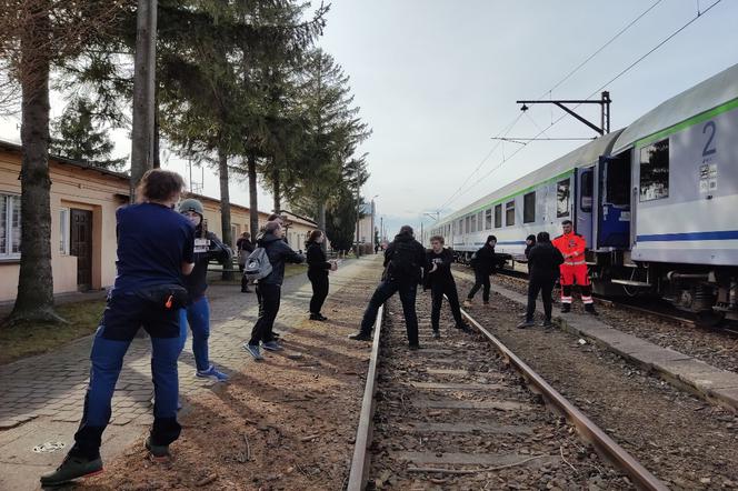 Pociąg z pomocą humanitarną dla Ukraińców