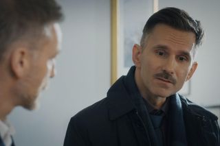 M jak miłość odc. 1868. Kamil (Marcin Bosak), Andrzej Budzyński (Krystian Wieczorek)